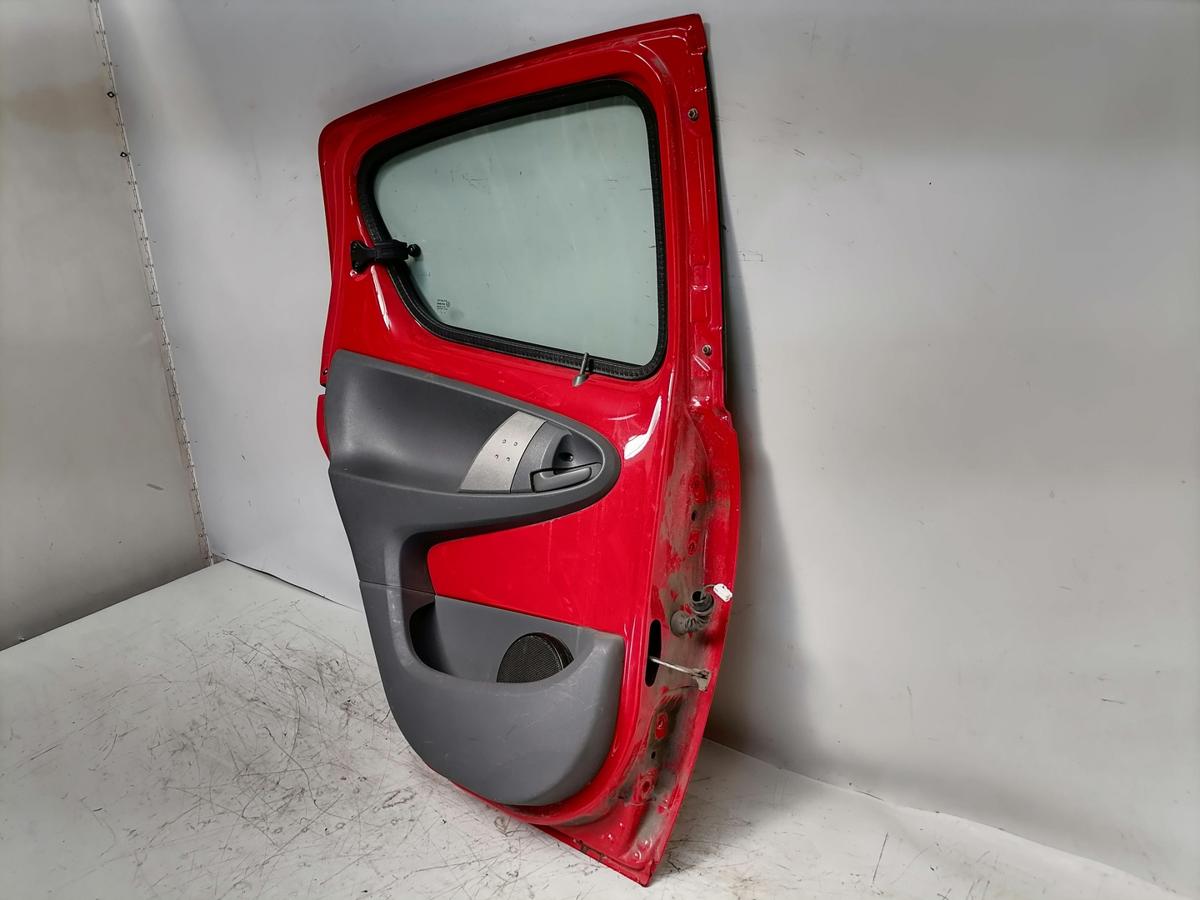 Toyota Aygo original T&uuml;r hinten links 3P0 Super Red Rohbau Bj.2008